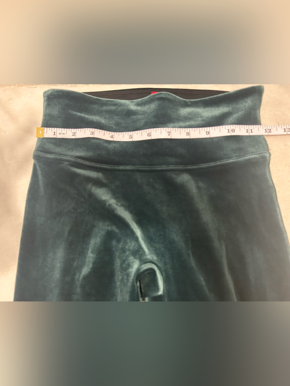 SPANX  Luxe Lift Velvety Emerald Green Leggings | Size Small | - Picture 4 of 9